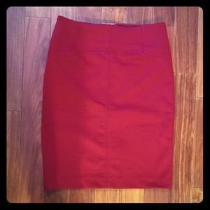 NWOT Red pencil skirt